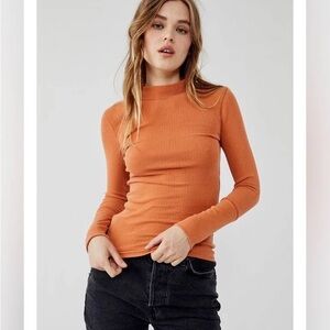 Free People Rickie Top – Rust Orange – Size Medium